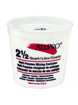 Allpro 2 1/2 Quart Multi-Purpose Mixing Container