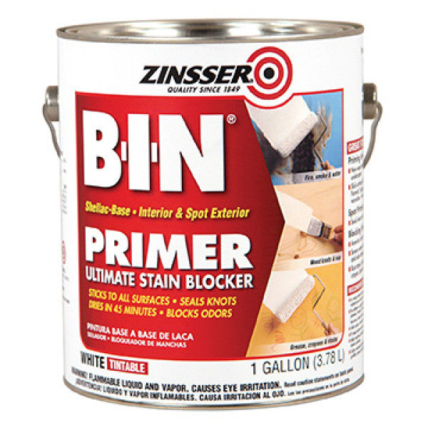 Zinsser Gallon B-I-N Shellac-Base Interior Ultimate Stain Blocker