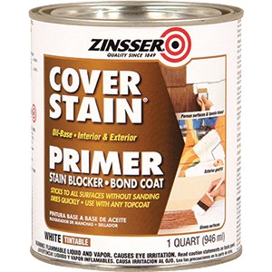 Zinsser Quart Cover Stain High Hide Oil-Base Sealer 350 VOC