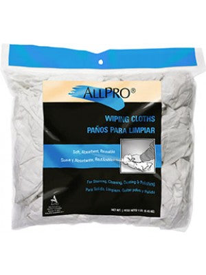 Allpro 4 lbs Multi-Purpose White Rags